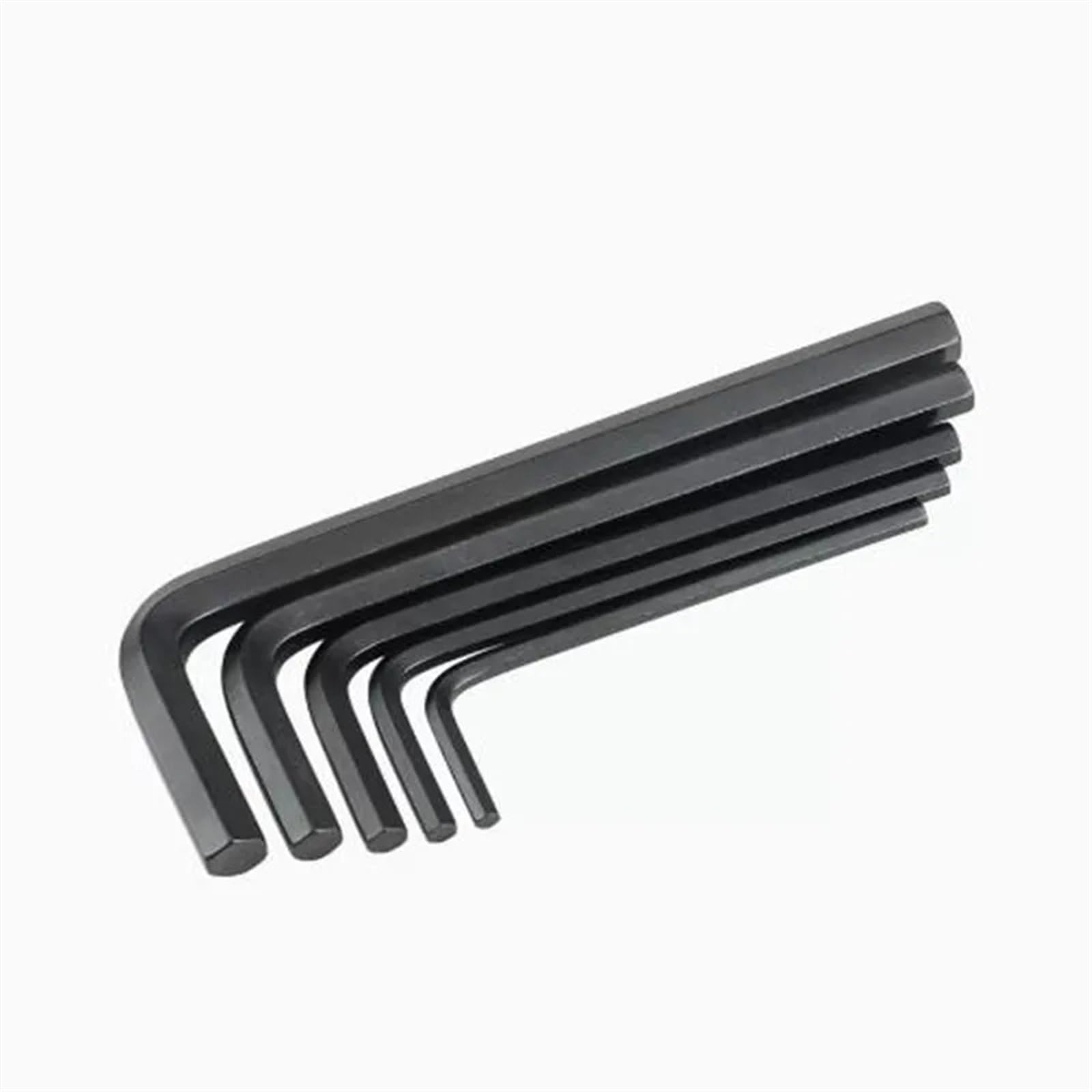 Genérico Llave Allen 5/10 Uds llave Allen de acero aleación negra hexagonal en forma L(5pcs 1-4 inch)