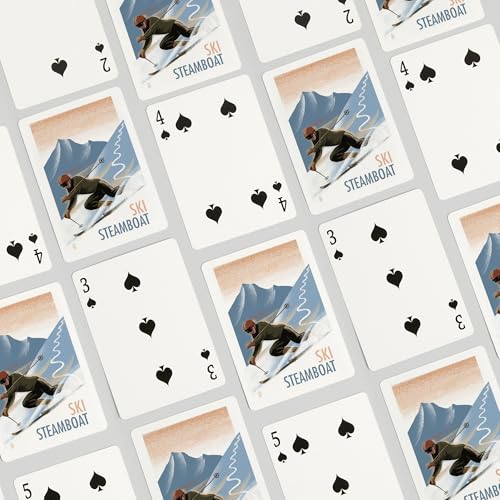 Baraja Póker Lantern Press 52 Cartas Steamboat Colorado miniatura 4