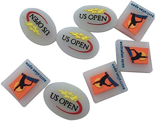 US Open/Aus Open Tennis Racket Vibration dampeners Shock Vibration Dampener Absorber(Pack of 10)