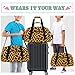 Fashion Cool Leopard Kids Duffle Bag Boys Girls Overnight Travel Sport Gym Bag Weekender Carry On Tote Duffel Bag