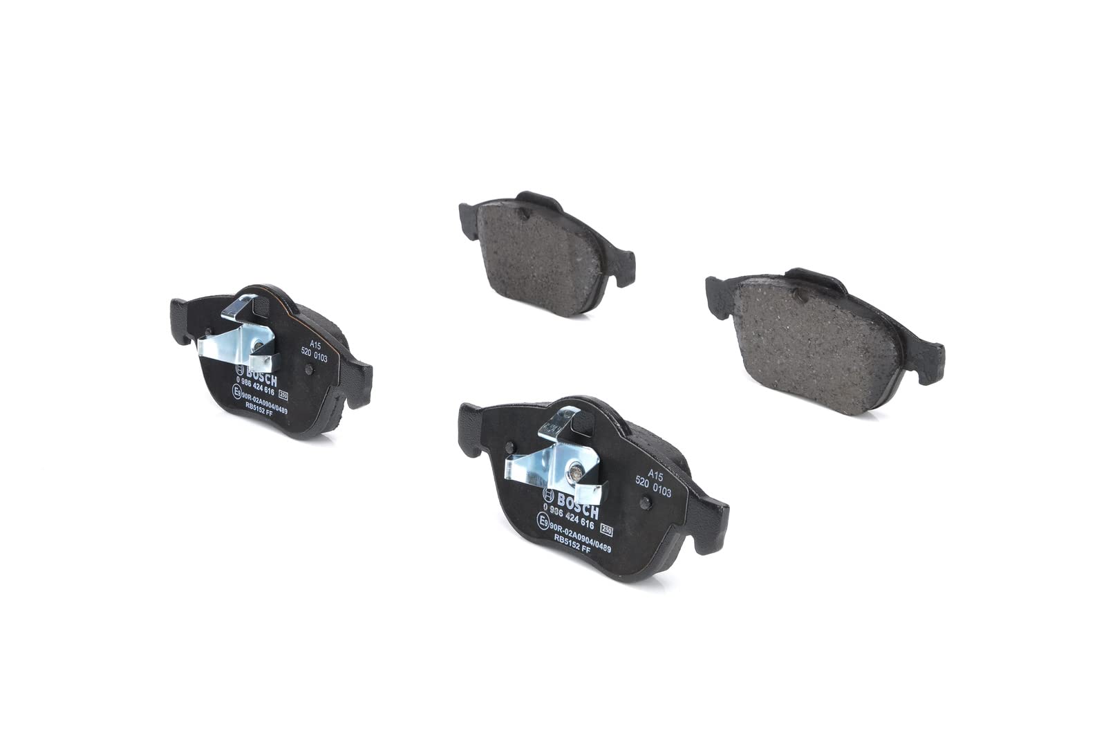 Pastiglie Freni Bosch BP1366 Per Asse Posteriore - 4 Pastiglie, Senza Rame - Foto 8