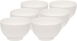 vivo by Villeroy & Boch Group – Basic White, zestaw misek, 6-częściowy, 750 ml, Porcelana Premium, biały