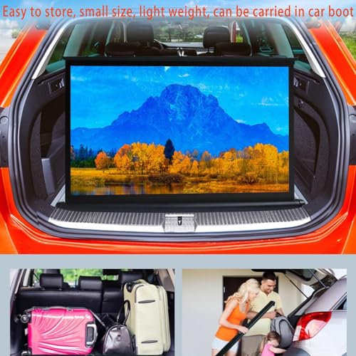 Pantalla Manual Proyector 16:9, 50 Pulgadas, Plegable miniatura 6