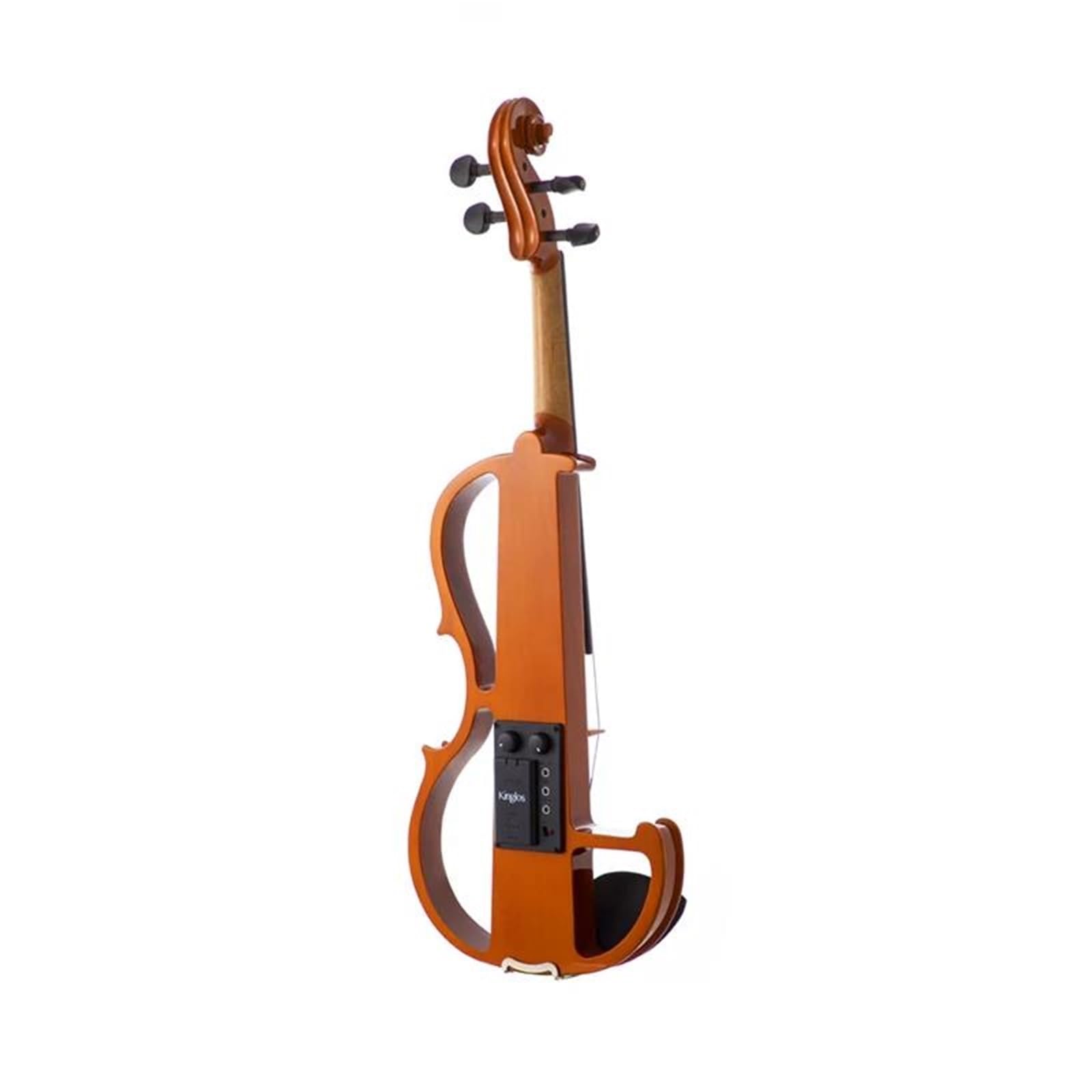 Kit Di Violino Professionale Violino Elettrico In Legno Massello Per Strumento A Corde Di Violino 4/4 Con Pioli E Mentoniera In Ebano