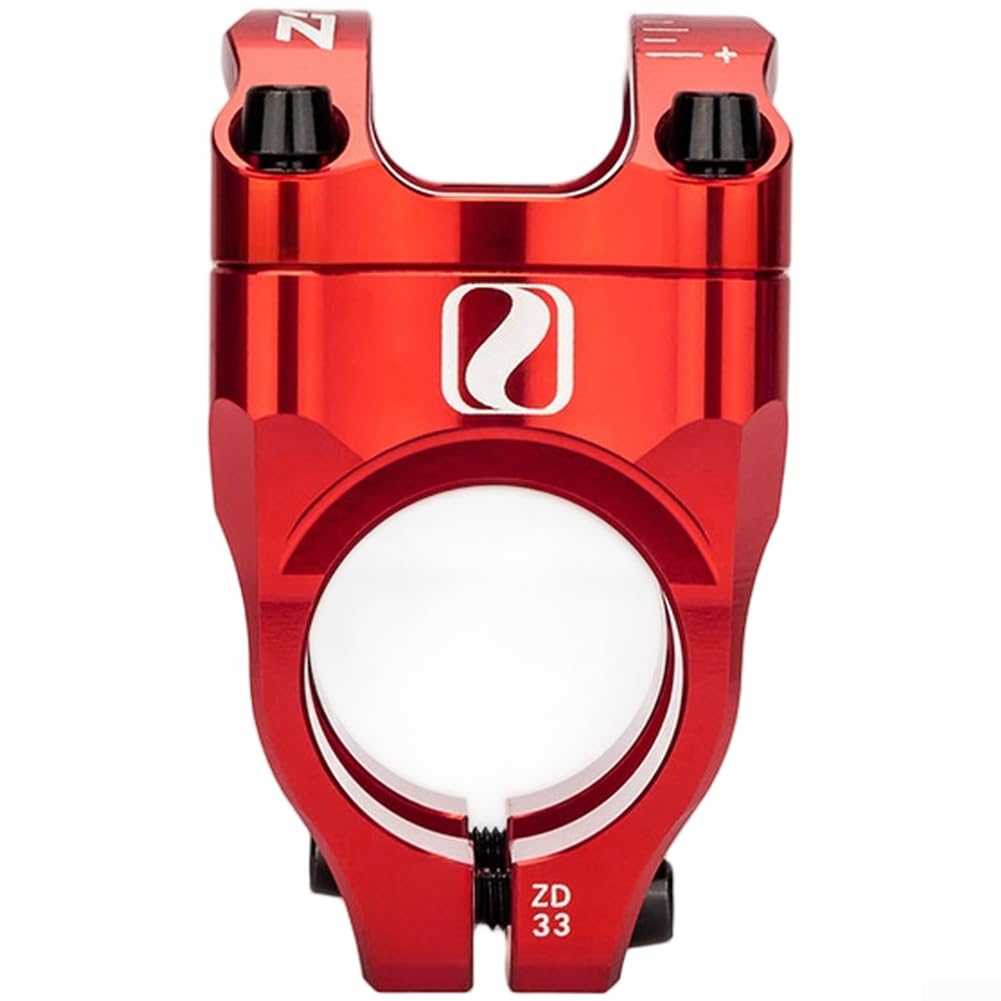 Attacco manubrio MTB 33 mm CNC lega alluminio rosso