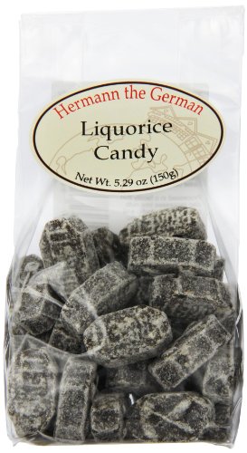 Hermann the German Candy, Liquorice, 5.29 Ounce (Pack of 12)