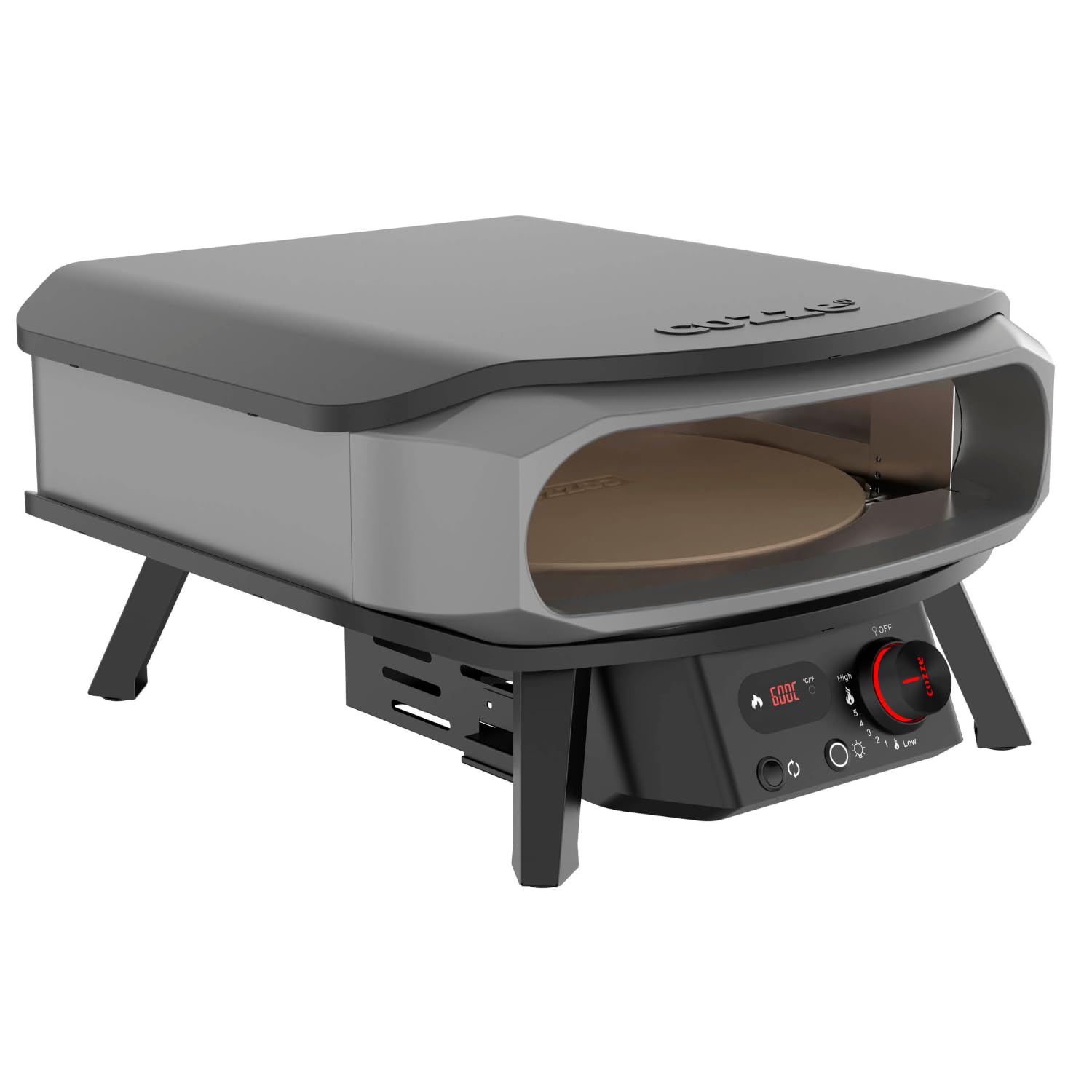 Cozze Gas Pizzaofen 17 Zoll Outdoor 50mbar mit Drehfunktion