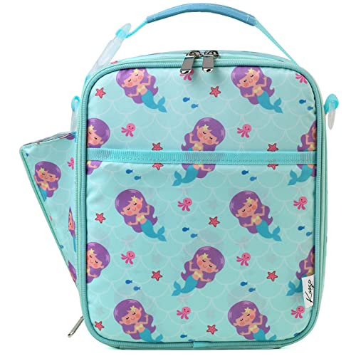 Kasgo Bolsa Termica Porta Alimentos, Bolsa Térmica Infantil 6L Bolsa de Almuerzo Niña Bolsa...