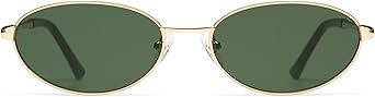 Retro Oval Sunglasses for Women Mens with Spring Hinge Sunnies AP3696