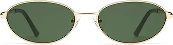 Retro Oval Sunglasses for Women Mens with Spring Hinge Sunnies AP3696