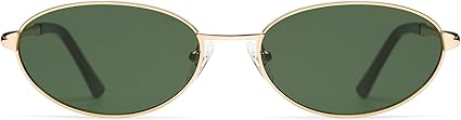 Retro Oval Sunglasses for Women Mens with Spring Hinge Sunnies AP3696