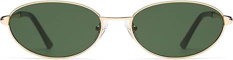 Retro Oval Sunglasses for Women Mens with Spring Hinge Sunnies AP3696