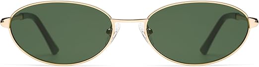 Retro Oval Sunglasses for Women Mens with Spring Hinge Sunnies AP3696