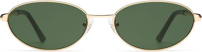 Retro Oval Sunglasses for Women Mens with Spring Hinge Sunnies AP3696