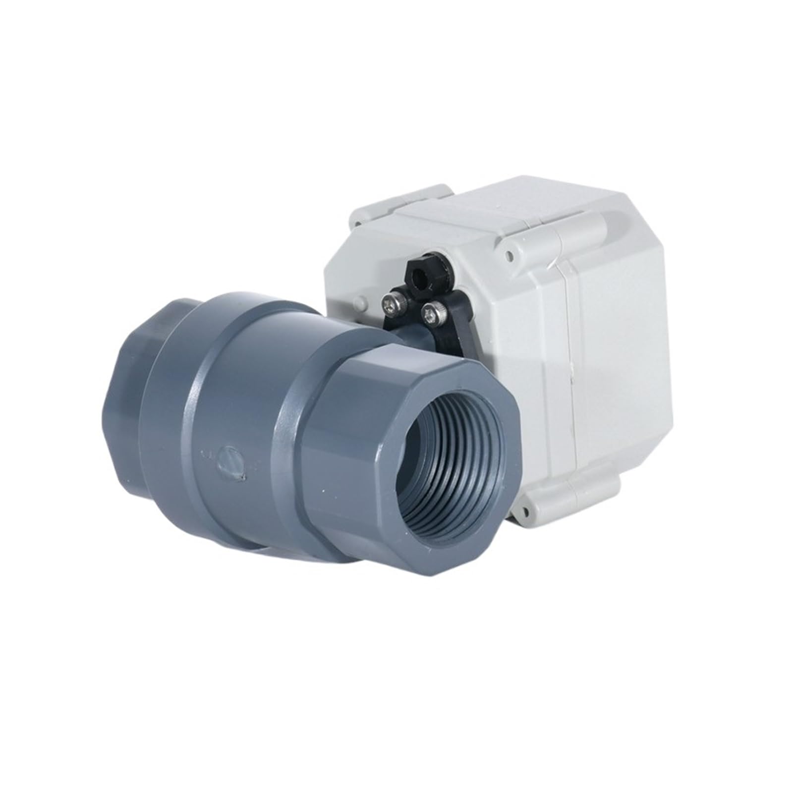 Valvola a sfera elettrica DN15-DN32 1/2"-11/4'' Mini valvola a motorizzata a 2 vie for sistemi di acqua potabile, scaldacqua solari Connessione rapida(DN40,NPT_DC24V_CR201)