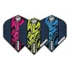 WINMAU Mega Standard Liquid Dart Flight Set - 3 set per pack (9 Flights in Total)