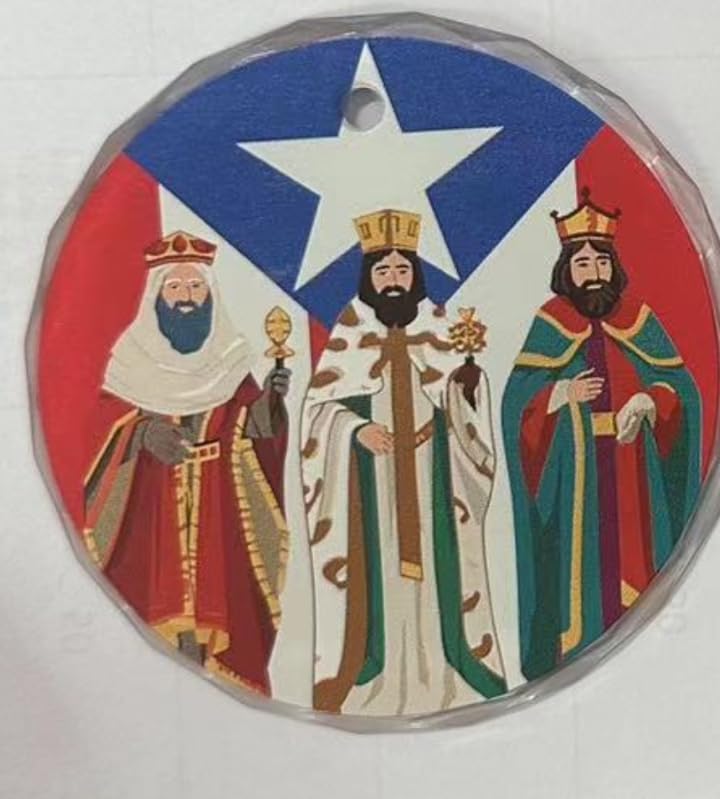 Puerto Rico 3 Kings Christmas Ornaments – Boricua Culture Hanging Tree Decorations | Celebrate Puerto Rican Traditions - Image 5