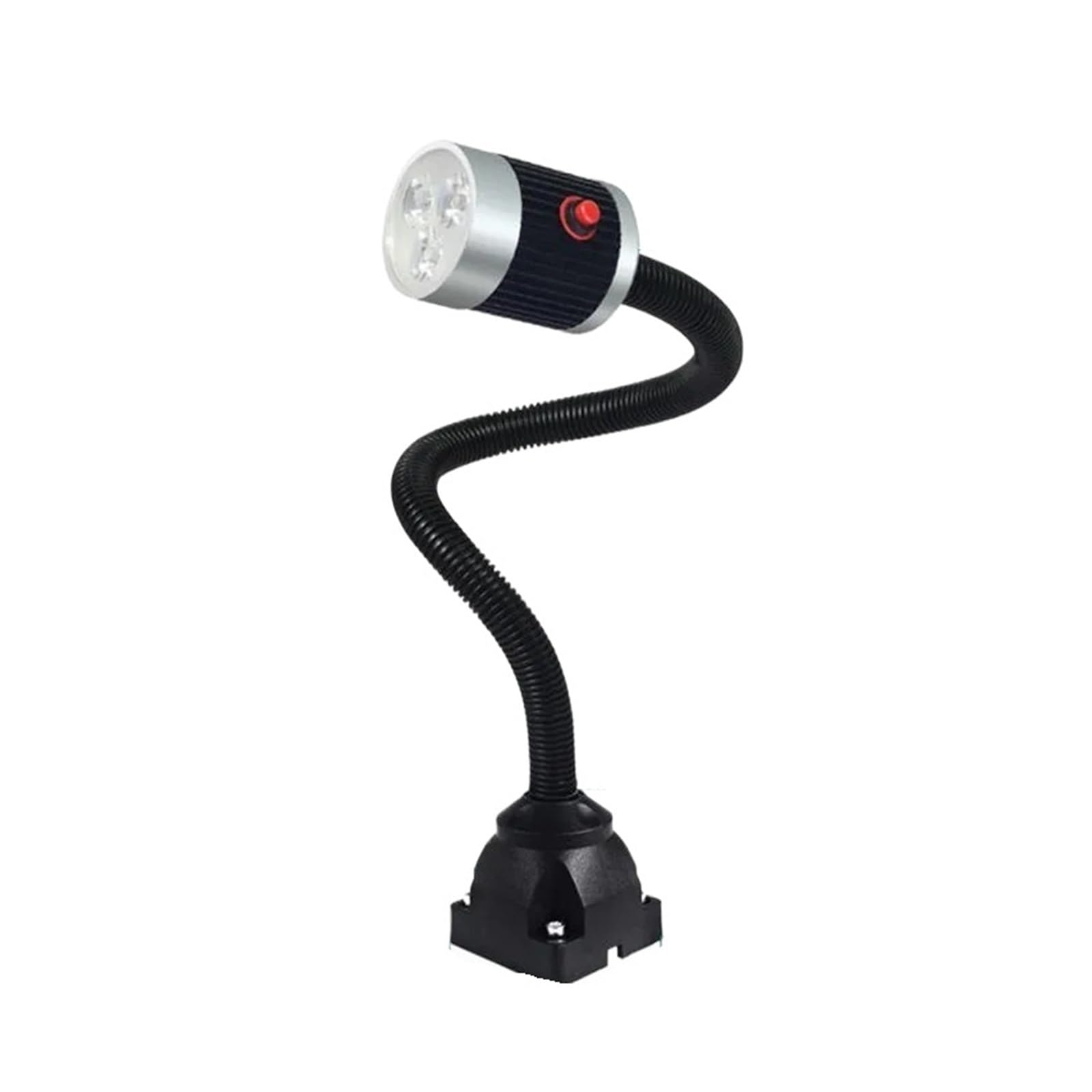 WXVFX Machine Work Lamp with 50CM Gooseneck 110-220V 9W LED Lighting Tool for Industrial Machine Lathe Workshop(AC220V)