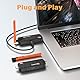 2025 HDMI Wireless, 4K Decoding Wireless HDMI Transmitter and Receiver bis zu 6 RX, APP-Anzeige, Funkübertragung 5G/1080P Funk Extender Streaming Video für Laptop, Kamera, CC-TV zu TV, Projektor, 50M