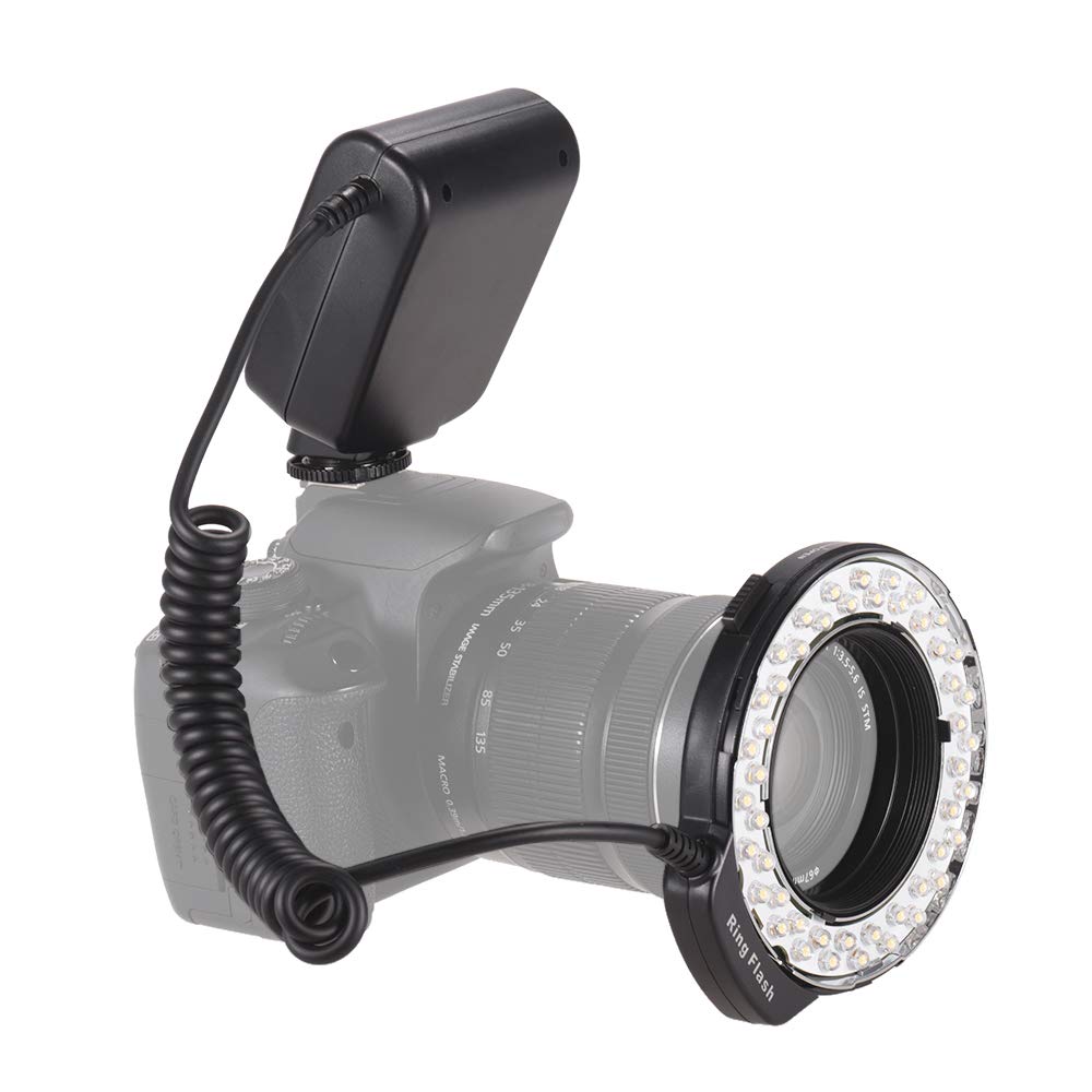 Flash Macro Anulare, 3000K-15000K, Display LCD, GN 15