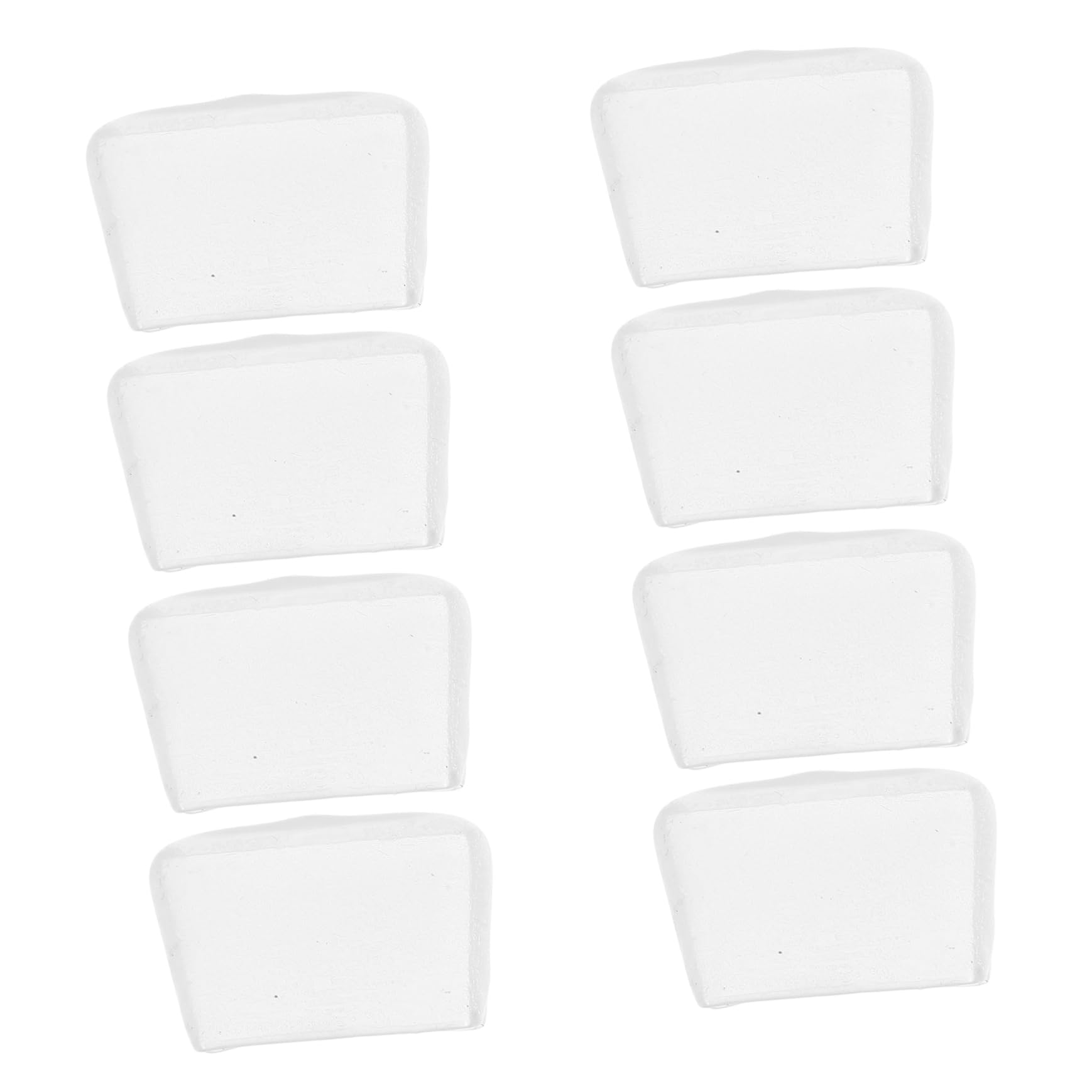 Cabilock 8 Pack Glass Clamp Set Replacement Running Pliers Tips Rubber Tips for Glass Cutting Pliers