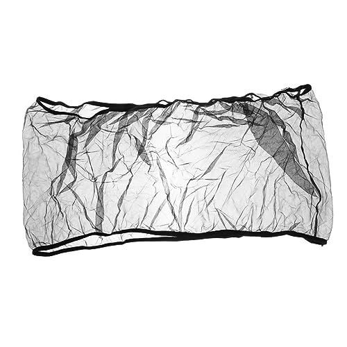 CIYODO Bird Cage Accessories Mesh Net Cover for Bird Cages Large Black