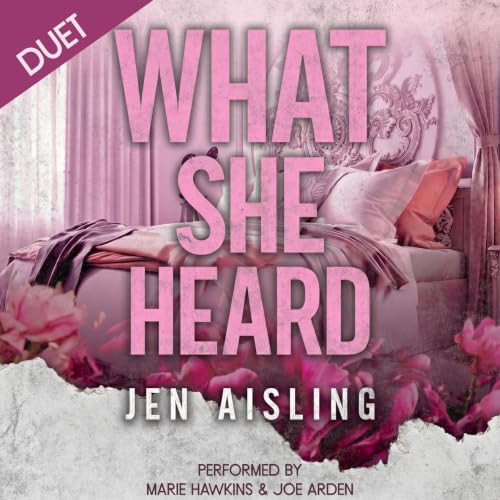 Diseño de la portada del título What She Heard
