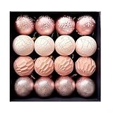 Photo Gallery volakebeing 16 palline colorate per albero di natale, in plastica leggera e infrangibile, con cordini, per casa, capodanno, matrimoni, feste (oro rosa) Photo Gallery volakebeing 16 palline colorate per albero di natale, in plastica leggera e infrangibile, con cordini, per casa, capodanno, matrimoni, feste (oro rosa)
