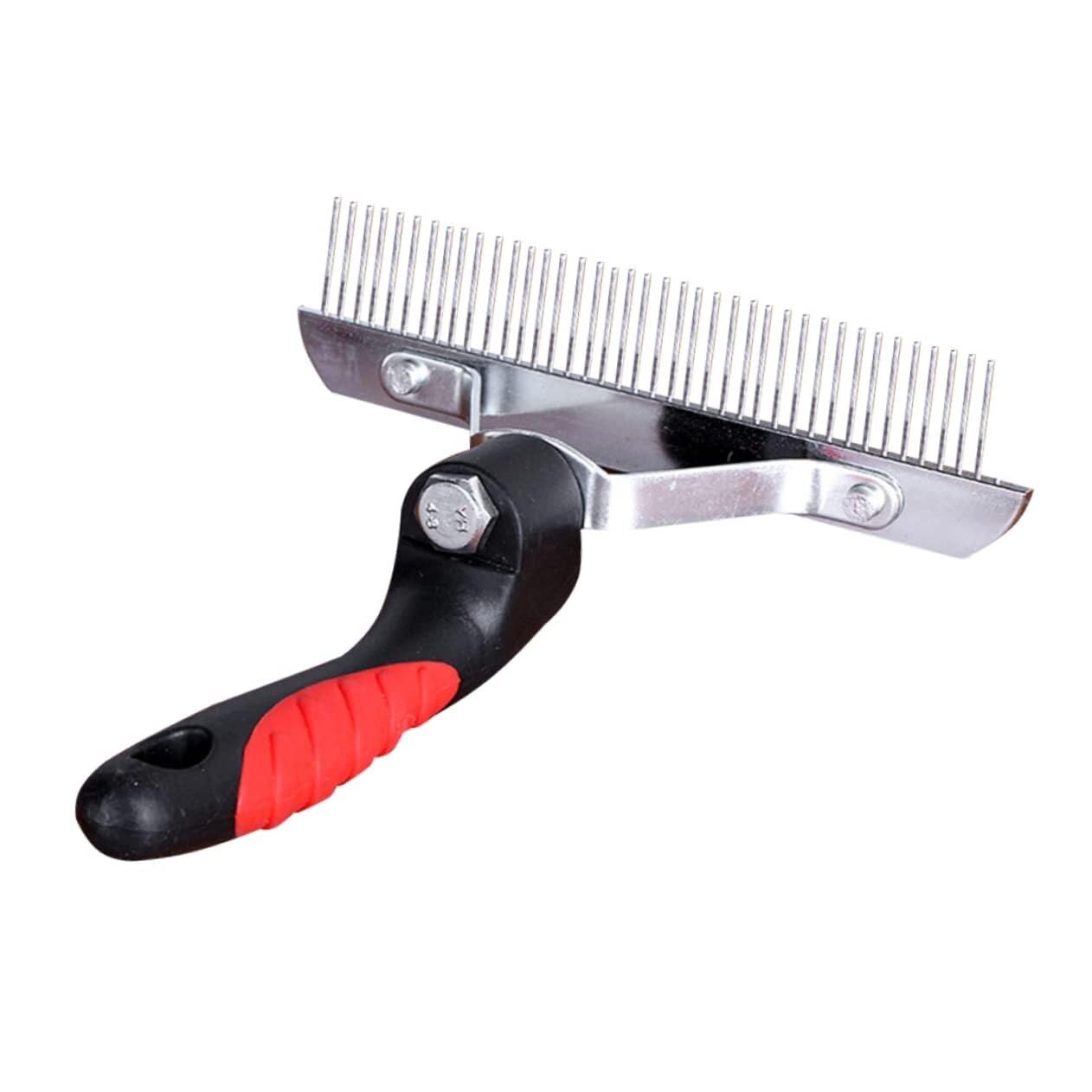 POLGDW Lot de 2 peignes à poils de chien, outils de toilettage for animaux de compagnie, brosse autonettoyante for chien, outil de perte de poils de chien, brosses for chiens for le toilettage, peigne