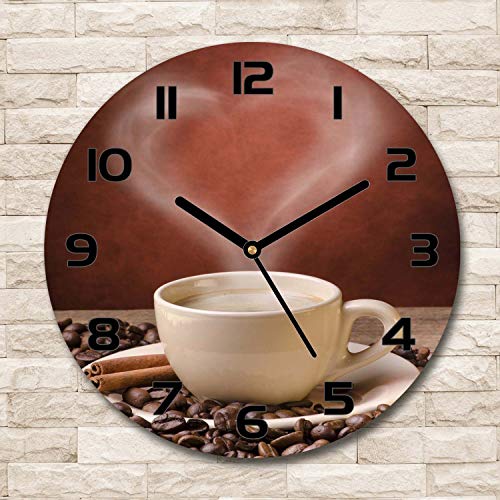 Impression verre sécurité Tulup horloge de salon design 30cm - 3