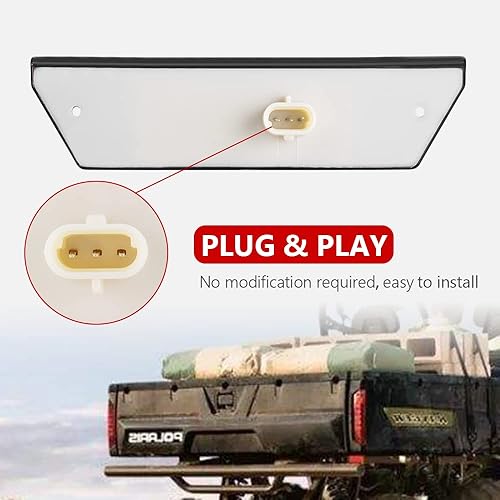 Miniatura 10 de Ranger - Luz trasera compatible con Polaris Ranger 500 700 800 900 2009-2016, repuesto OEM 2411099 (2411099 rojo)