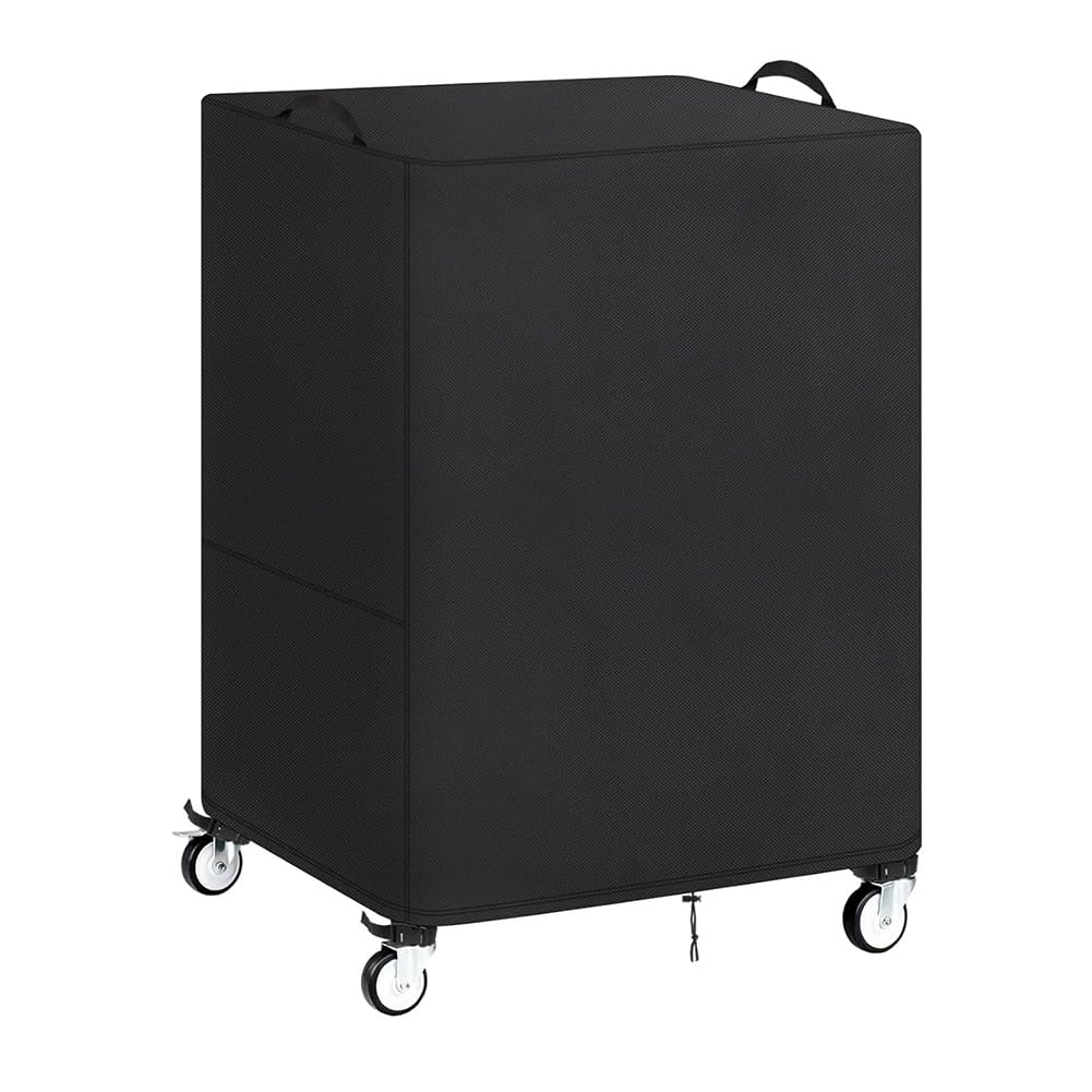 UDSKNV[KSL AV Cart Cover Dust Protection Cover for Metal AV Carts& Media Carts, Foldable Waterproof Utility Rolling Cart