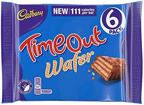 Original Cadbury Timeout Wafer Pack Imported from the UK, England Cadburys Time Out Pack The Very Best Of British Chocolate