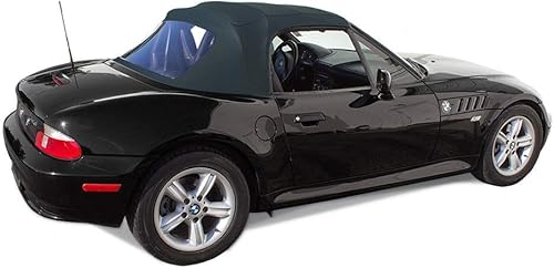 Miniatura 8 de Compatible con BMW Z3 1996-2002 Convertible Soft Top Reemplazo y sarga de plástico para ventana (negro)