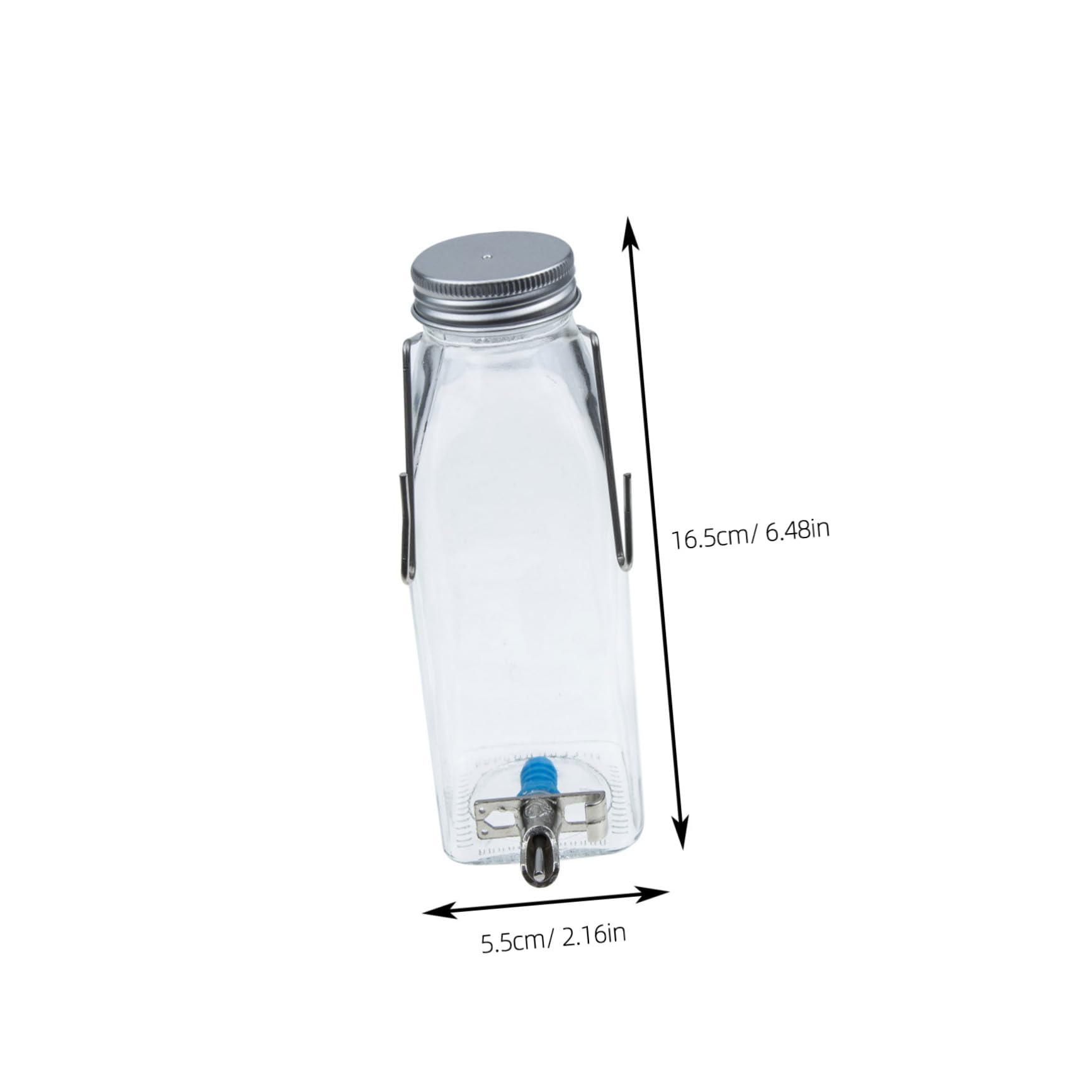 Gatuida Bebedero para Mascotas de Botella de Agua Colgante para Conejos Comedero de Agua Silencioso y Antigoteo para Hámsteres para Jaulas de Conejos