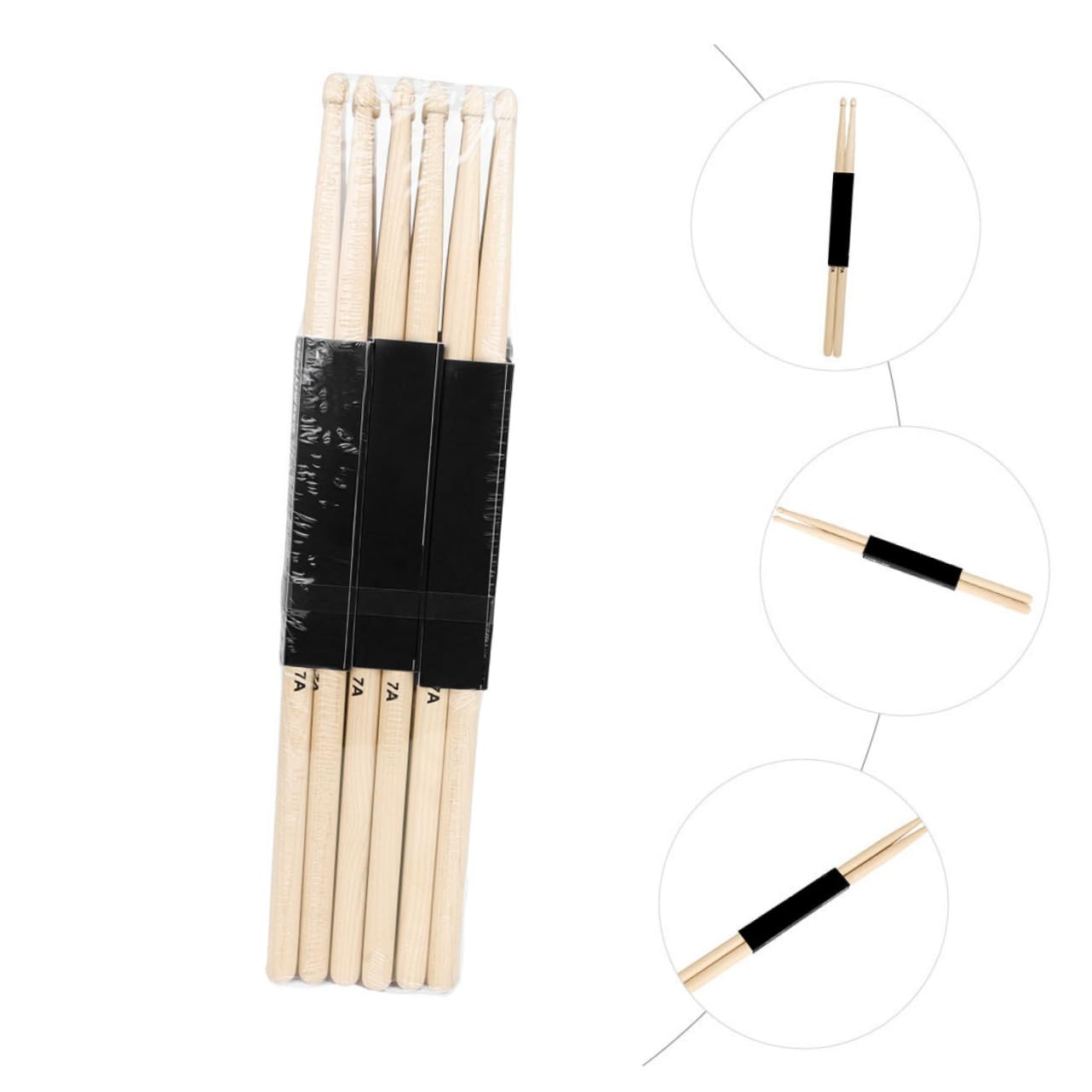 TOYANDONA 12paare Schlagzeug-drumsticks Aus Ahornholz Für Erwachsene Üben Für Orchesterproben Mit Hoher Spielgeschwindigkeit Und Langlebigkeit
