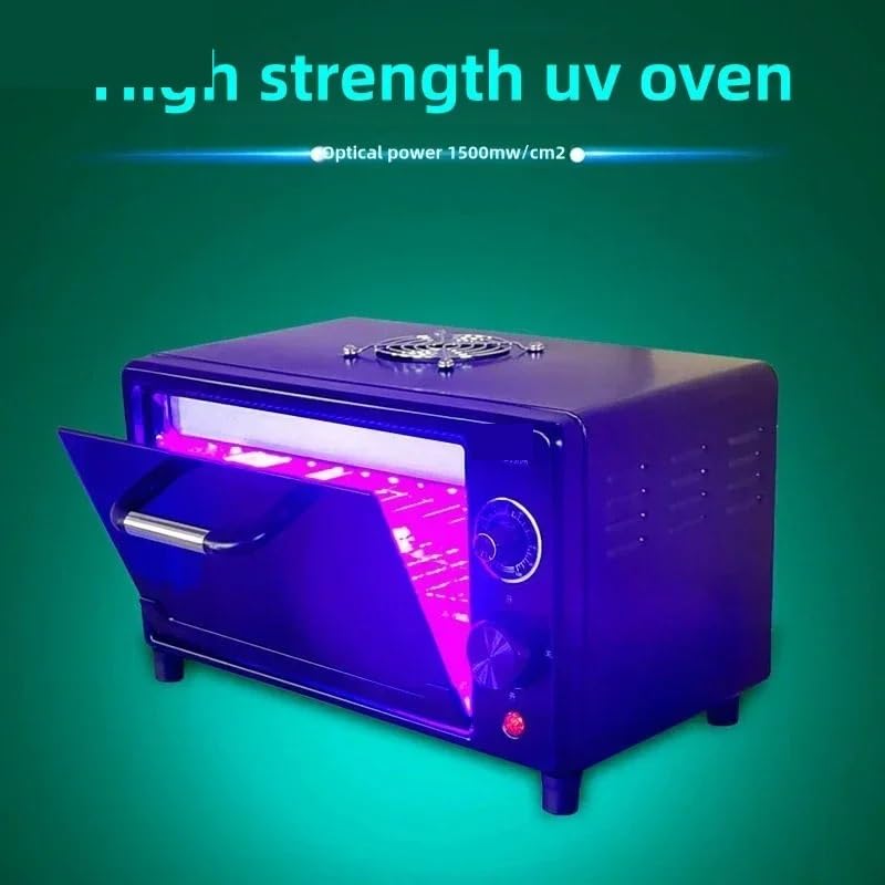 Lampe UV pour le durcissement, Boîte de séchage UV, lampe ultraviolette haute intensité 365 nm, 395 nm, 405 nm, armoire UV LED for écran flexible UV rapide(Switch,80W,395NM)