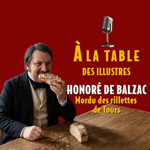 『&Agrave; la table de Honor&eacute; De Balzac, mordu des rillettes de Tours - Podcast d'histoire et de gastronomie』のカバーアート