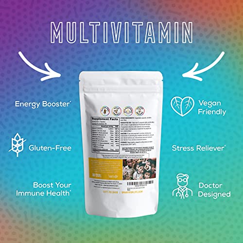 Smart For Life Multivitamin-Vitamin C, Vitamin D & Much More-Multivitamin For Women And Men-Supports Immune Health-No Preservatives, Artificial Ingredients & Vegetarian Friendly-90 Count #TOP3