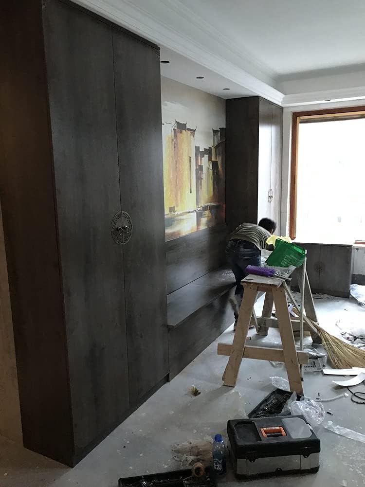 Brass Cabinet Face Plate Backplate Hardware Set Cabinet Closet Drawer Door Handle (Color : C, Size : Diameter15cm(6inch))