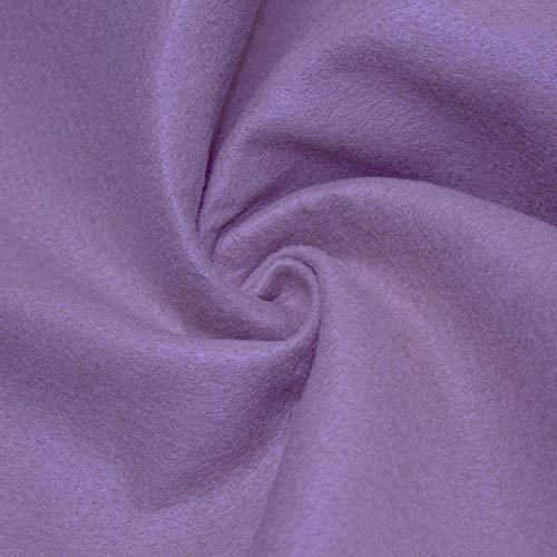 Image of Barcelonetta | Felt Fabric | 72 inch Wide | 1.6mm Thick | Acrylic & Soft | Felt by The Yard | Felt for DIY Crafts, Projects, Sewing (Purple, 2 Yard)