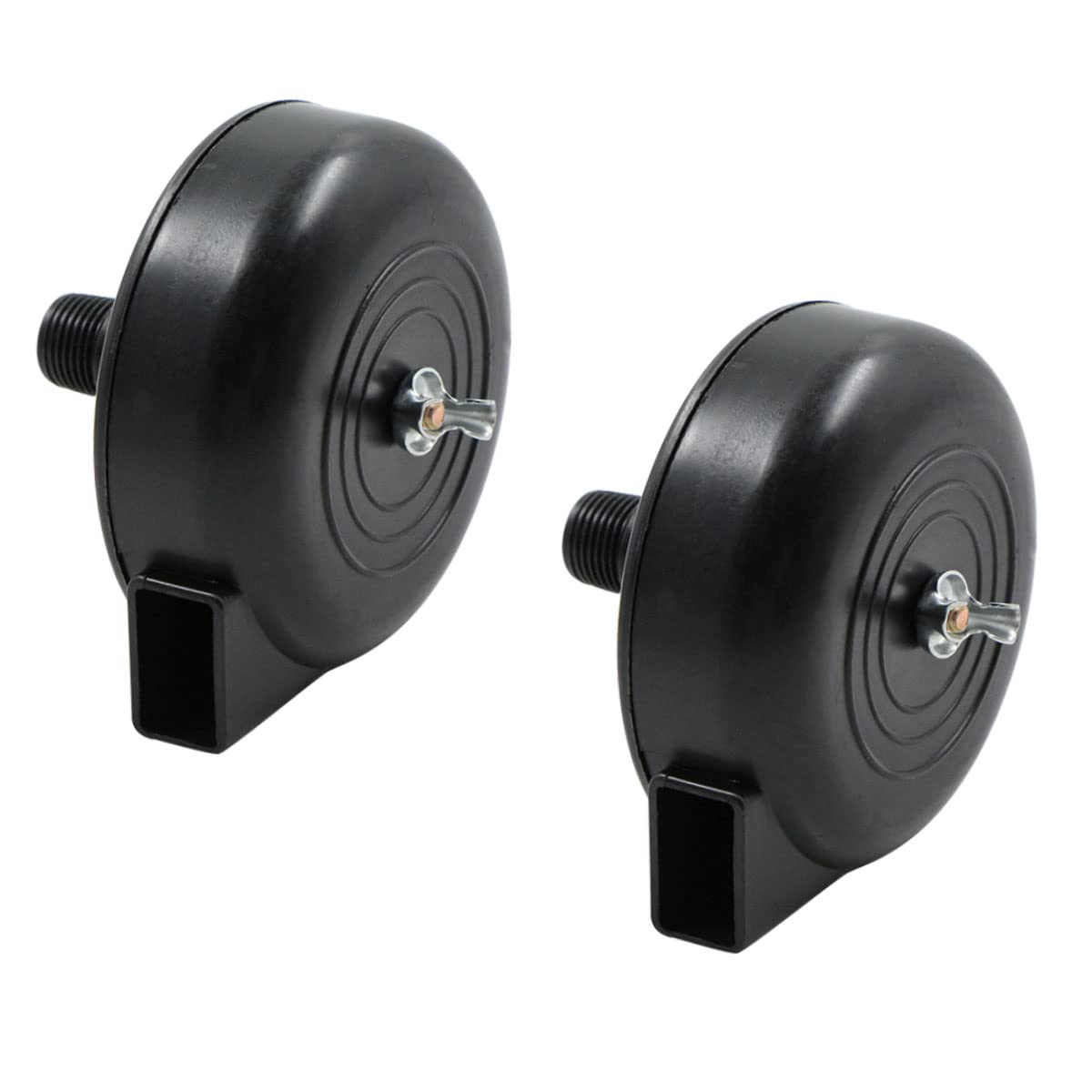Filtro Di Aspirazione Compressore d'Aria - 2 Pz Silenziatore per Filtro Aria Nero in Metallo, Silenziatore Compressore Aria a Filetto 3/8"16MM, per le Caldaie del Compressore d'aria