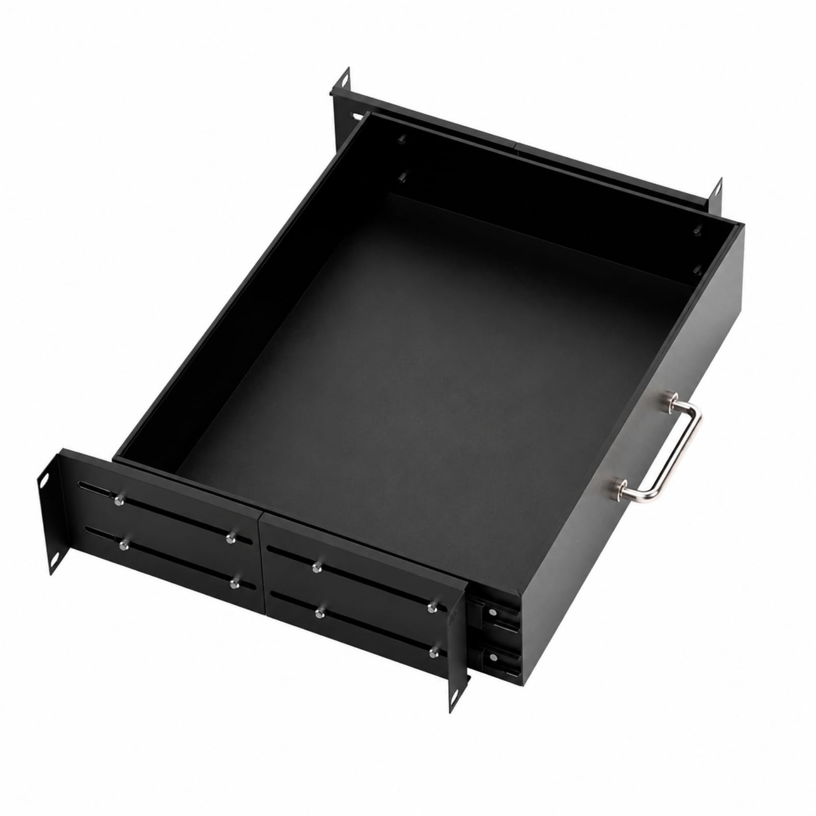kowaku Cajón Montaje en Rack Ahorra Espacio Cajón con slizantes y Hardware Montaje Anticorrosivo Estante slizante para Oficinas, Abierto