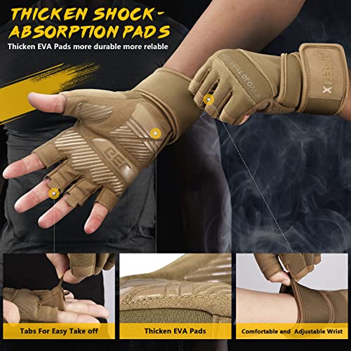 CURELIX Workout Gloves for Men & Women Weight Lifting Gloves with Wrist Wraps Support for Gym Training, Fitness, Hanging, Pull ups. Ultra Ventilated, Full Palm Protection (WG-1, M)