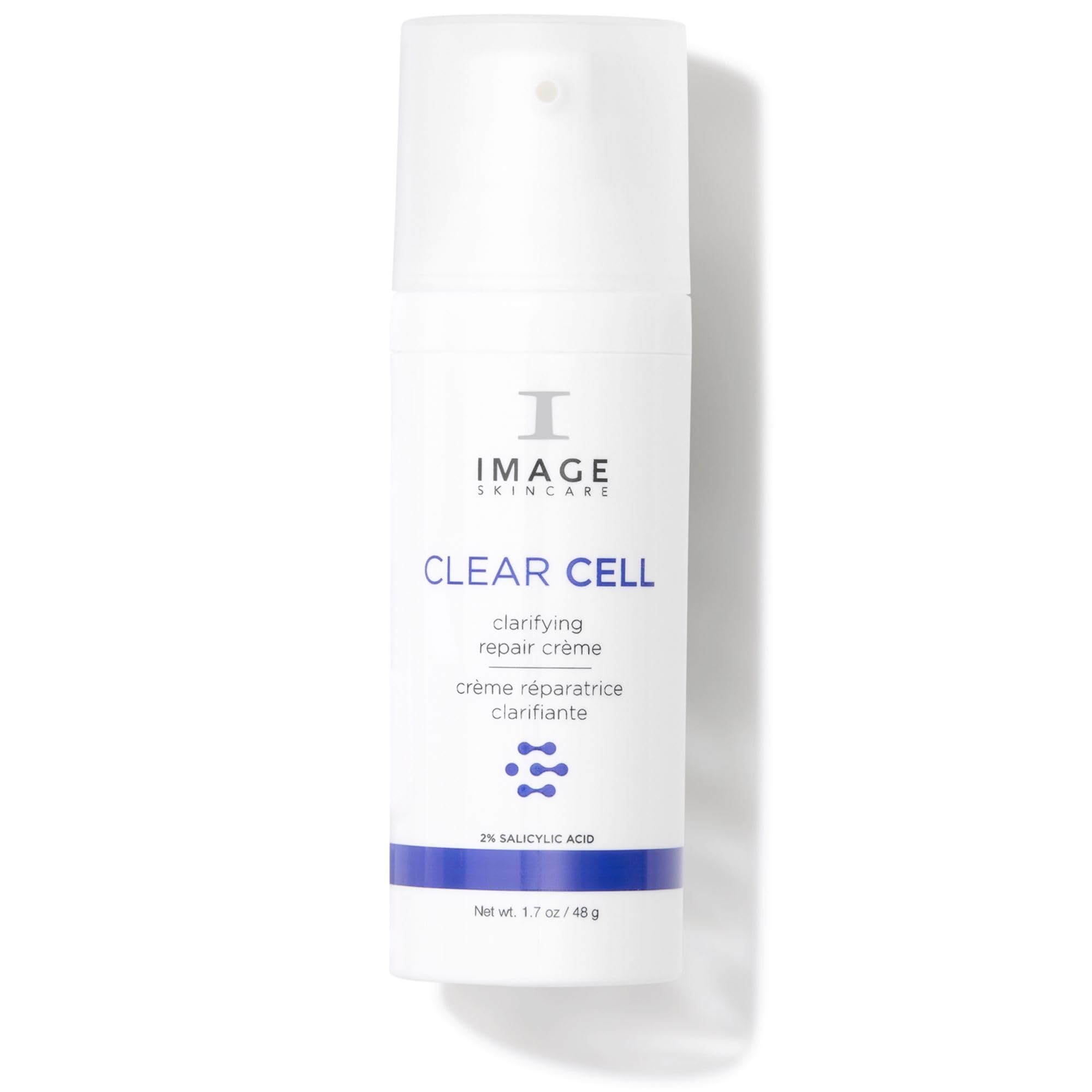 CLEAR CELL Clarifying Repair Crème, Facial Night Cream Gel Moisturizer for Oily Prone Skin, 48 g