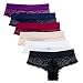 Anzermix Womens Sexy Lace Soft Panties Pack of 6