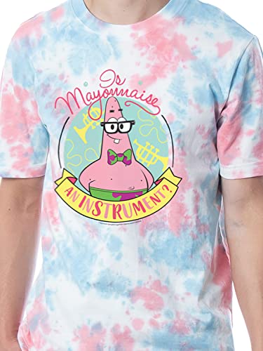 INTIMO SpongeBob SquarePants Mens' Patrick Tie-Dye Funny Jogger Sleep Pajama Set2