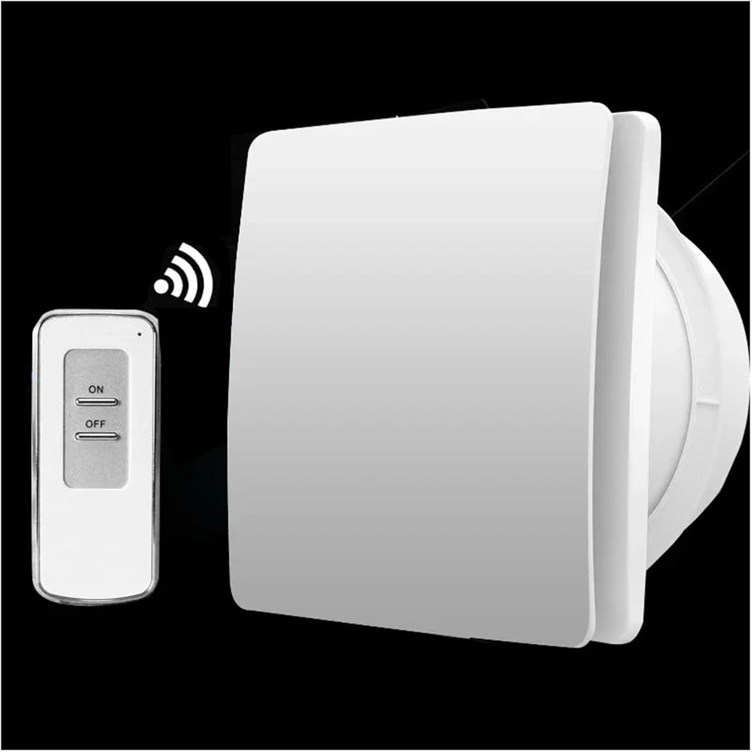 Ventilation Fan, 4Inch High Speed Exhaust Fan Toilet Kitchen Bathroom Hanging Wall Window Ventilator Extractor With Remote Control,Bathroom fan