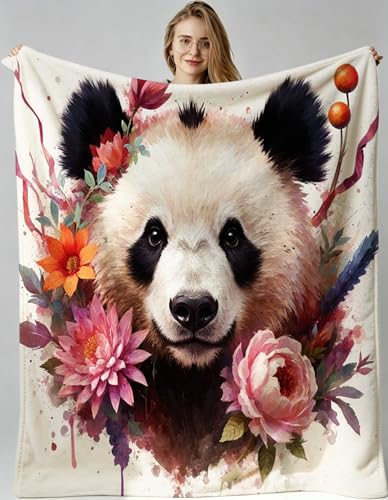 Couverture Polaire Grand Format 240 x 260 Décorative Panda