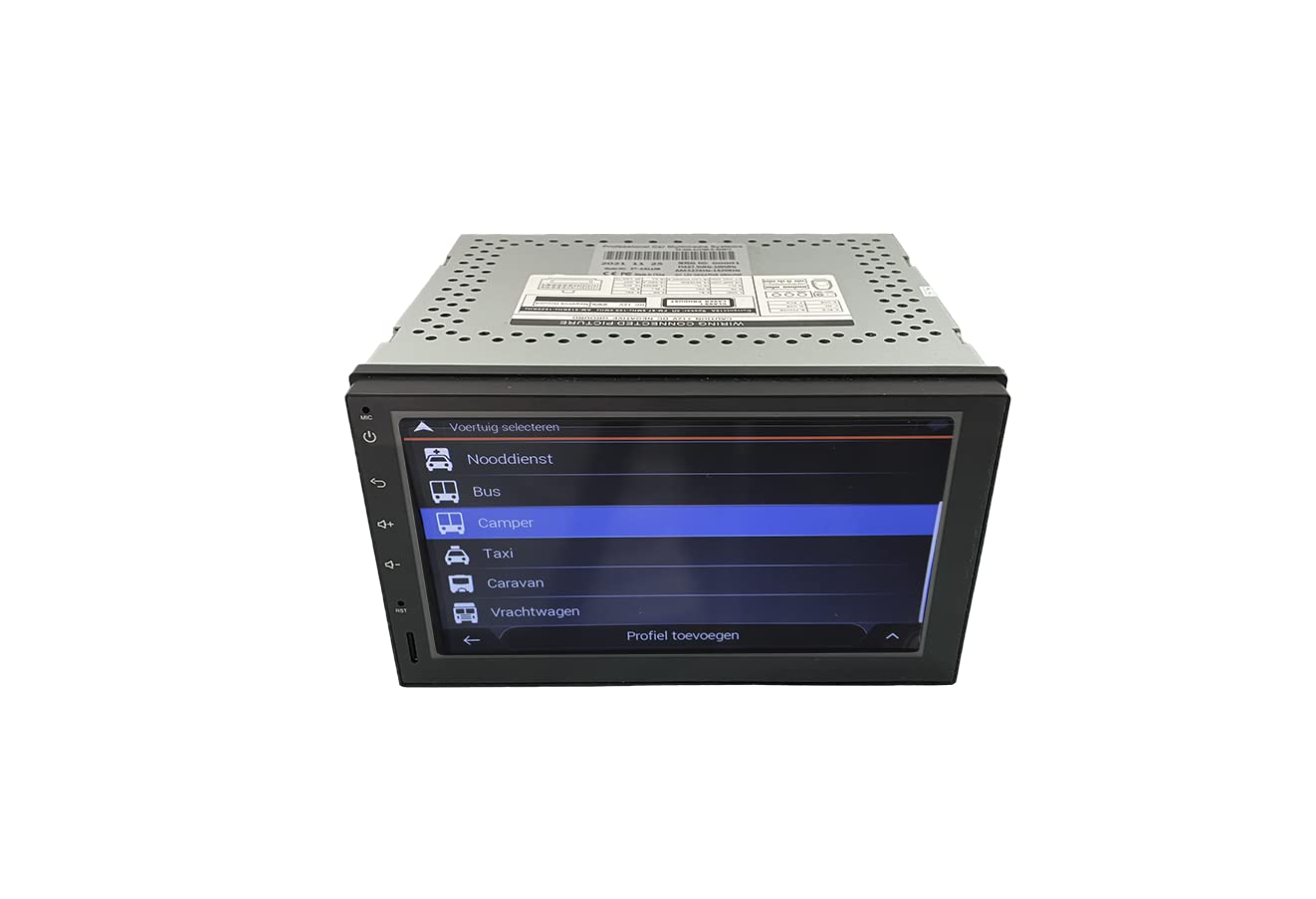 2-DIN Unterputz LKW/Wohnmobil Navigation- Carplay Android Auto - DAB Radio -WiFi - Wohnmobil Stellplätze/APPS - Europa